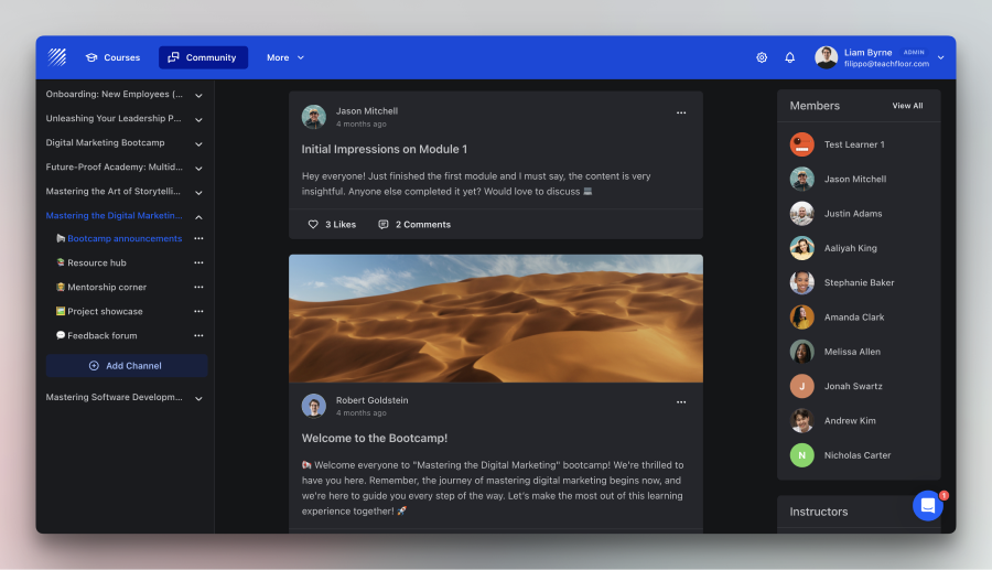 Teachfloor Community Platform