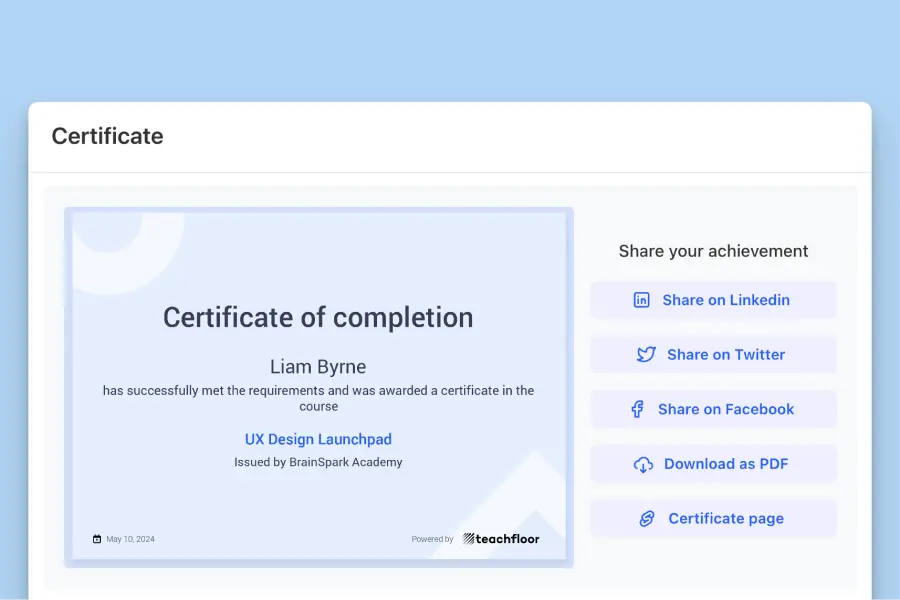 Badges and Certifications