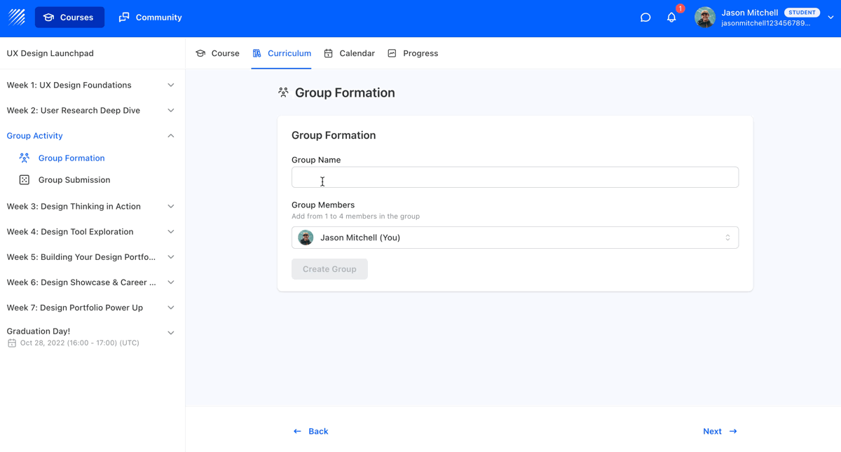 Group Formation Activity