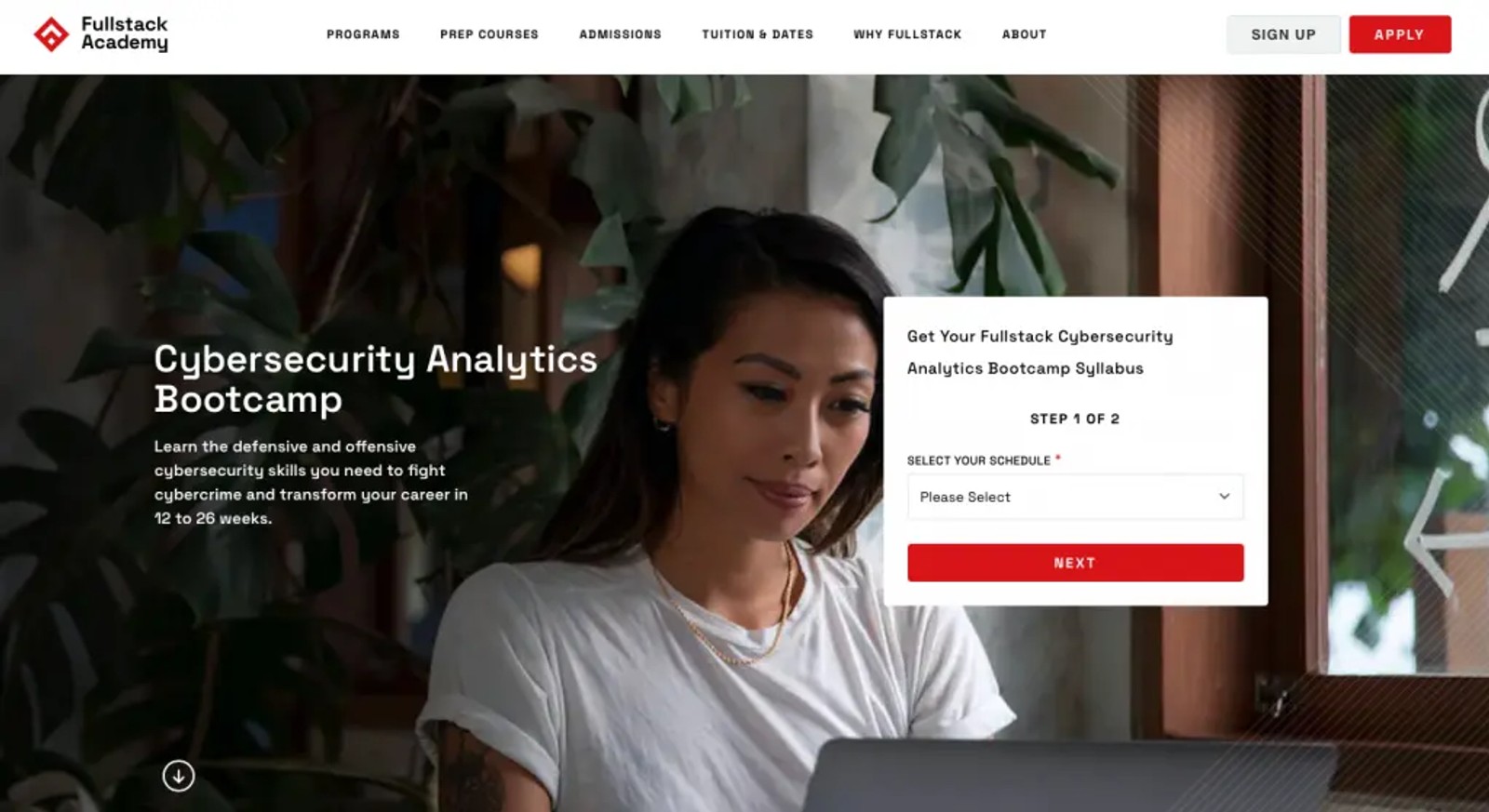 fullstack academy Cybersecurity Bootcamps 