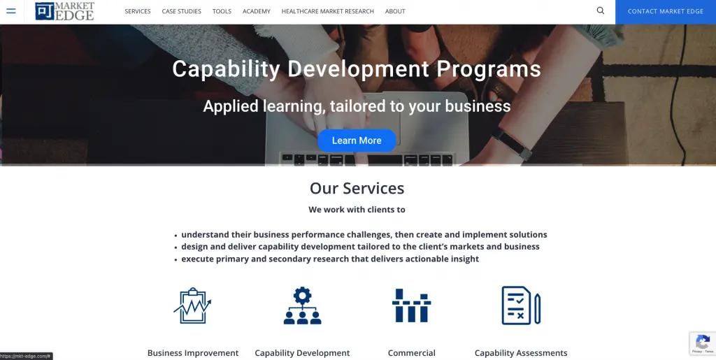 Market Edge corporate training companies