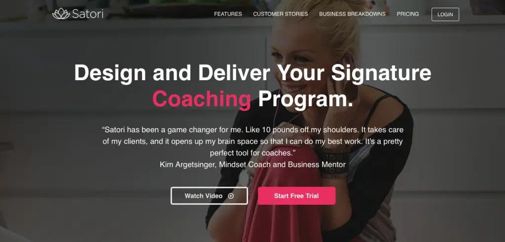 SatoriApp as the go-to platform for coaches