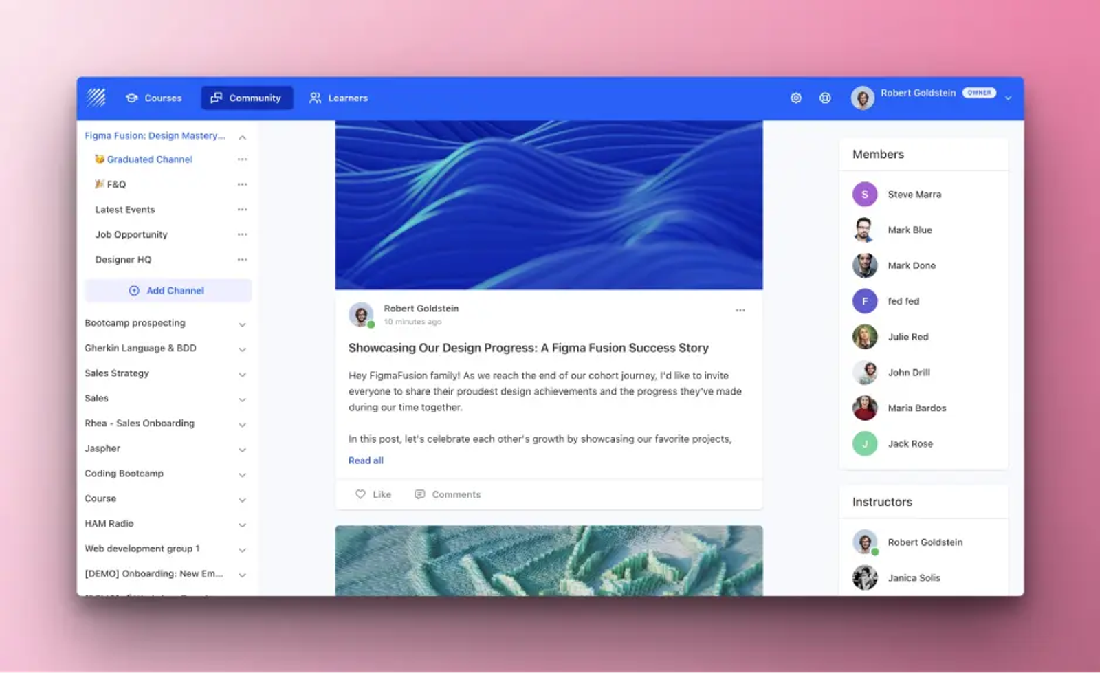 online learning community
