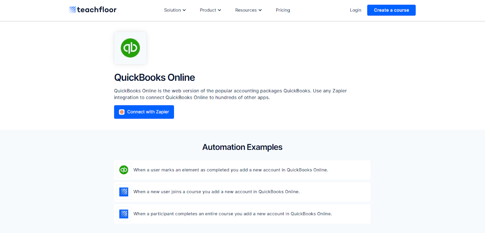 Teachfloor LMS for churches integrating with bookkeeping tools