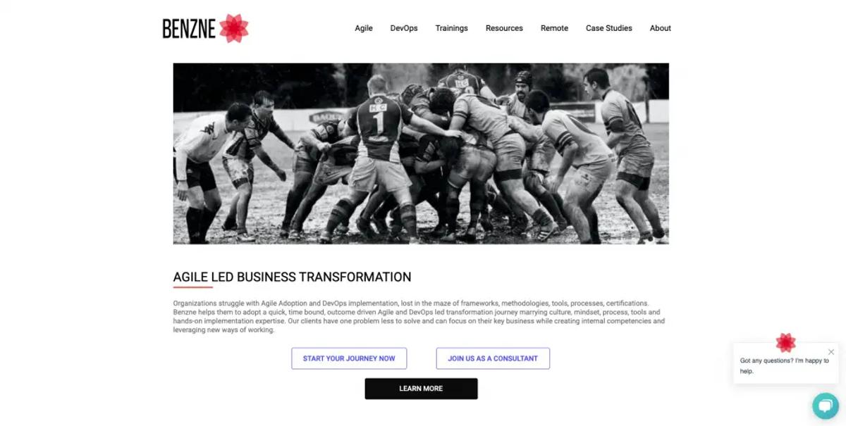 Benzne corporate training companies