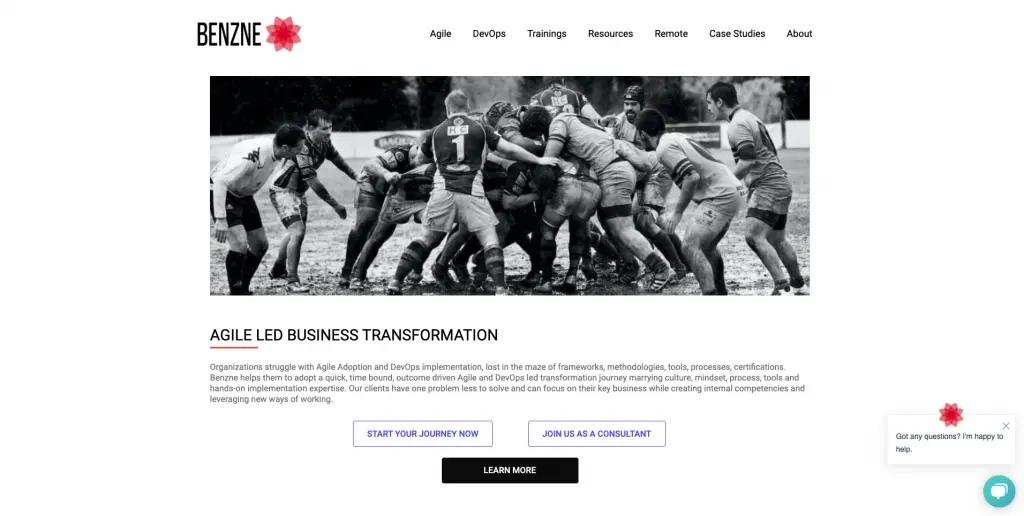 Benzne corporate training companies