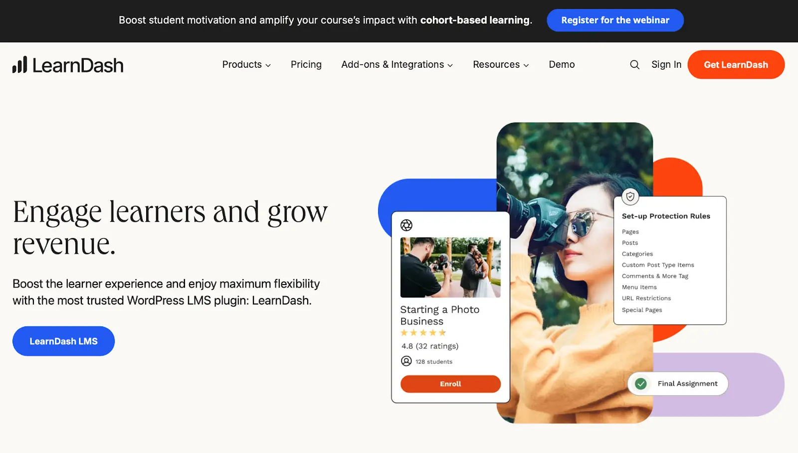 LearnDash — Best LMS Example for WordPress Integration