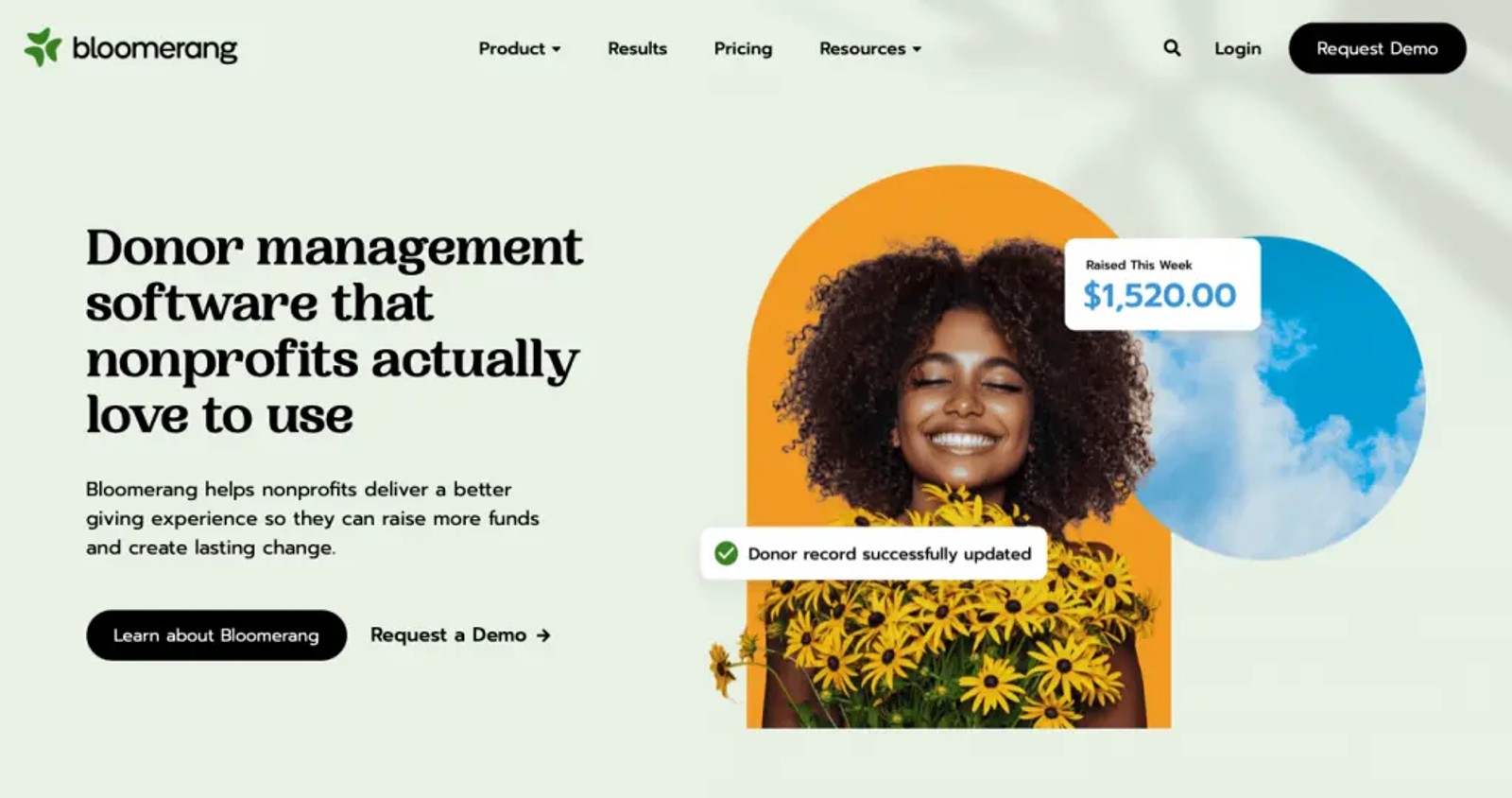 Bloomerang, offers a comprehensive donor management feature
