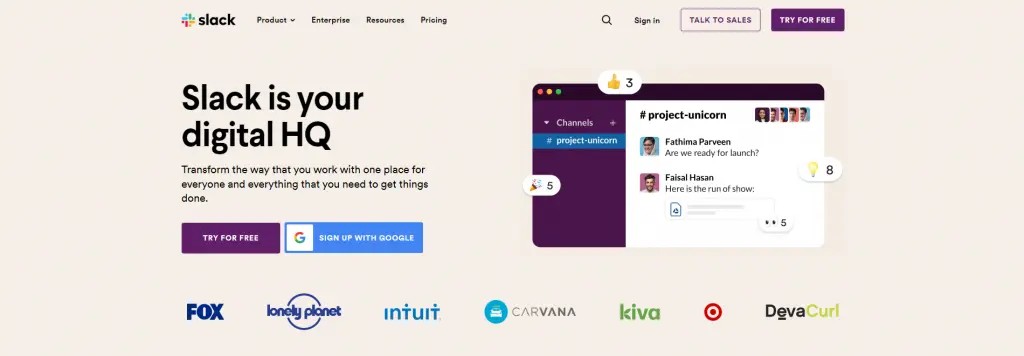Slack Collaborative Learning Tools