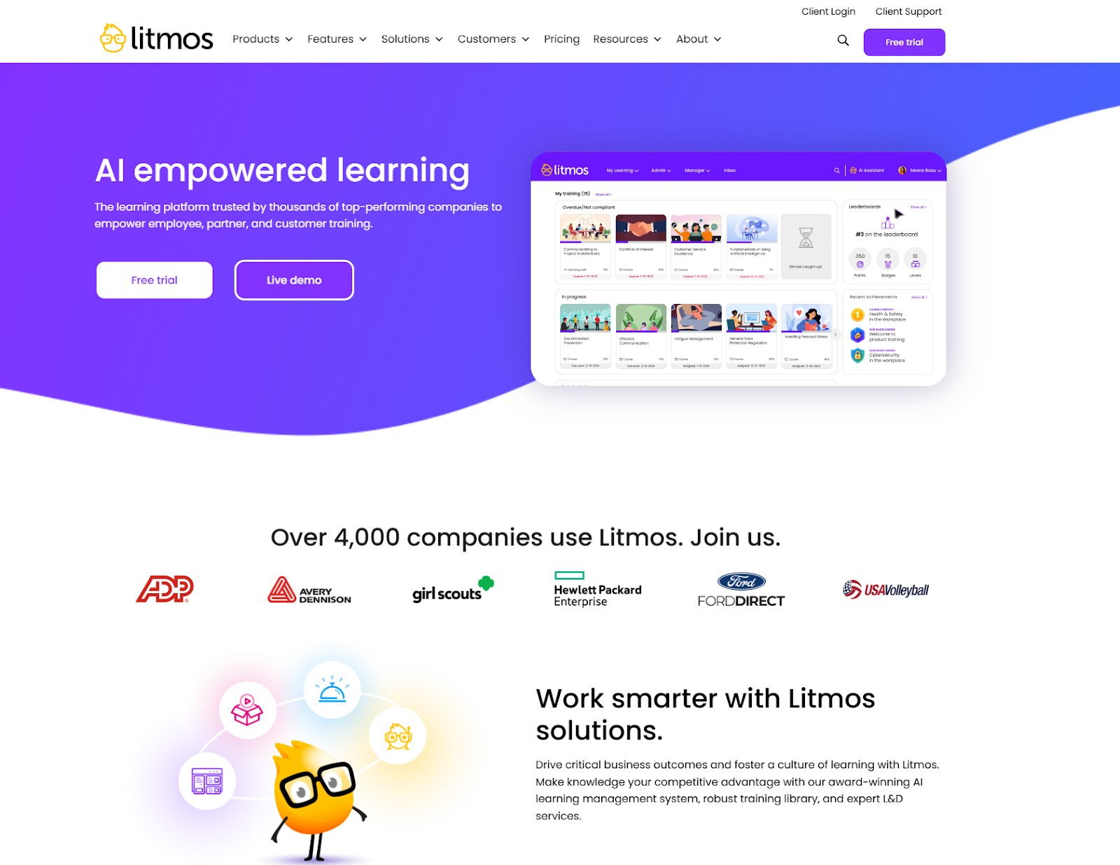 SAP Litmos interface for large-scale enterprise compliance training