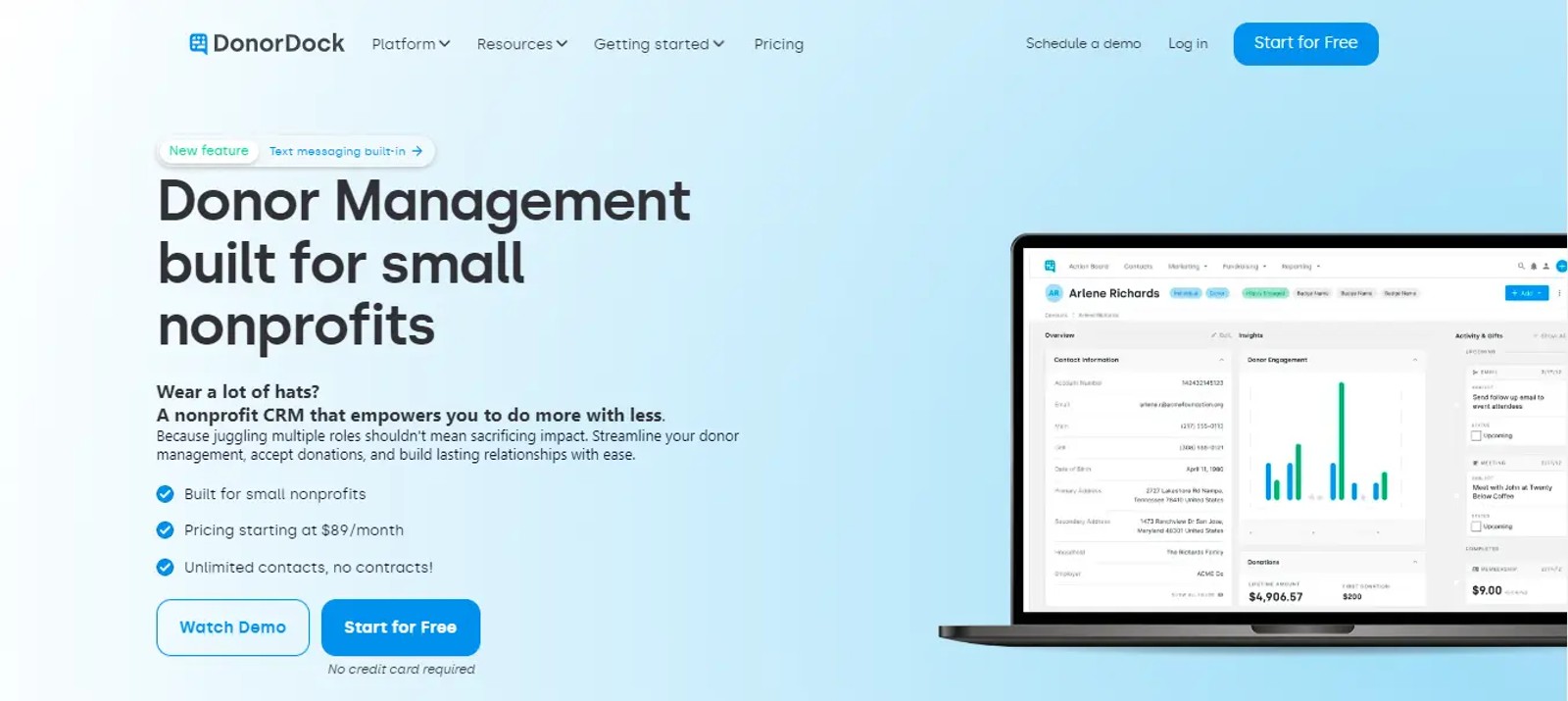 Donor Management Software for Small NonProfits
