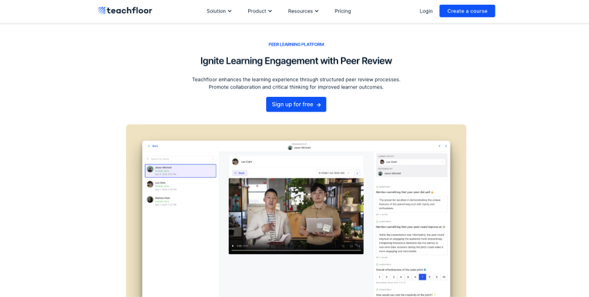 peer learning platform