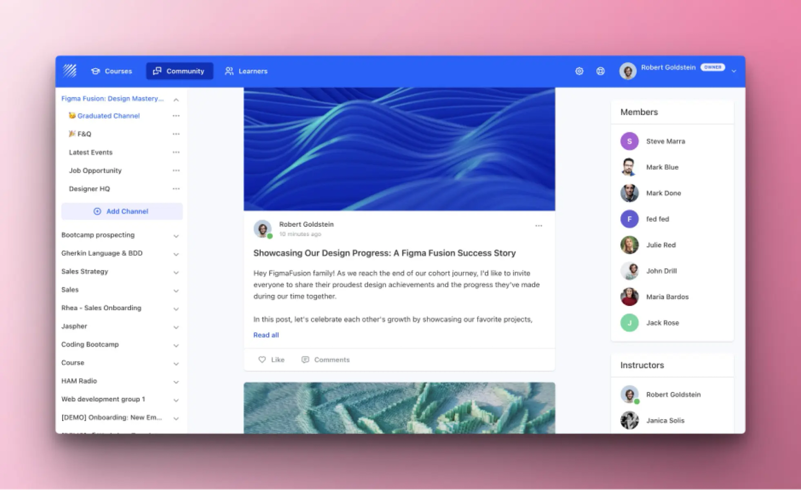 Cohort-Based Learning Platform