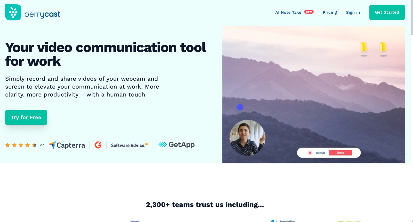 Berrycast homepage