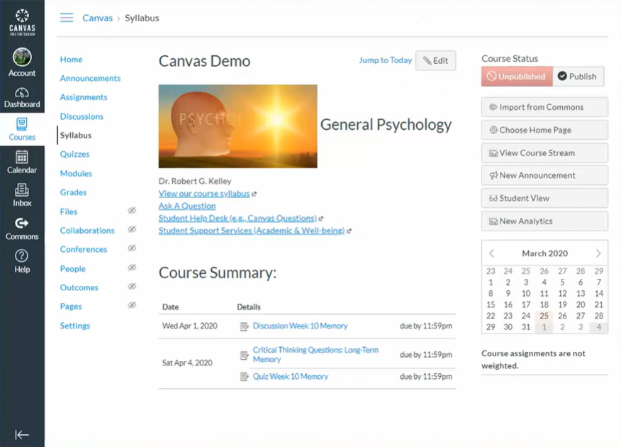 Brightspace adaptive learning paths and content management view