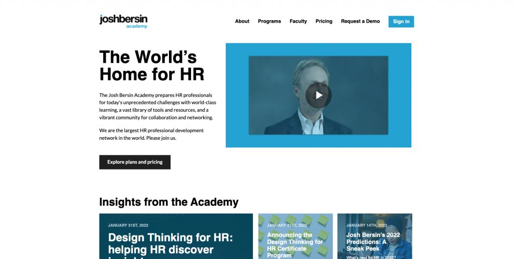Josh Bersin - Best Corporate Training Companies