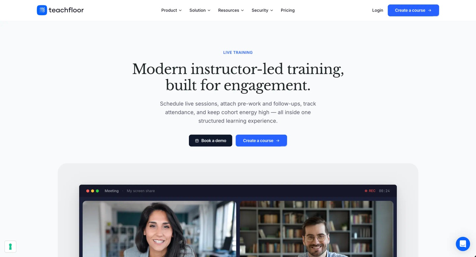 Teachfloor cohort-based, community-driven customer academy — a top customer education platform