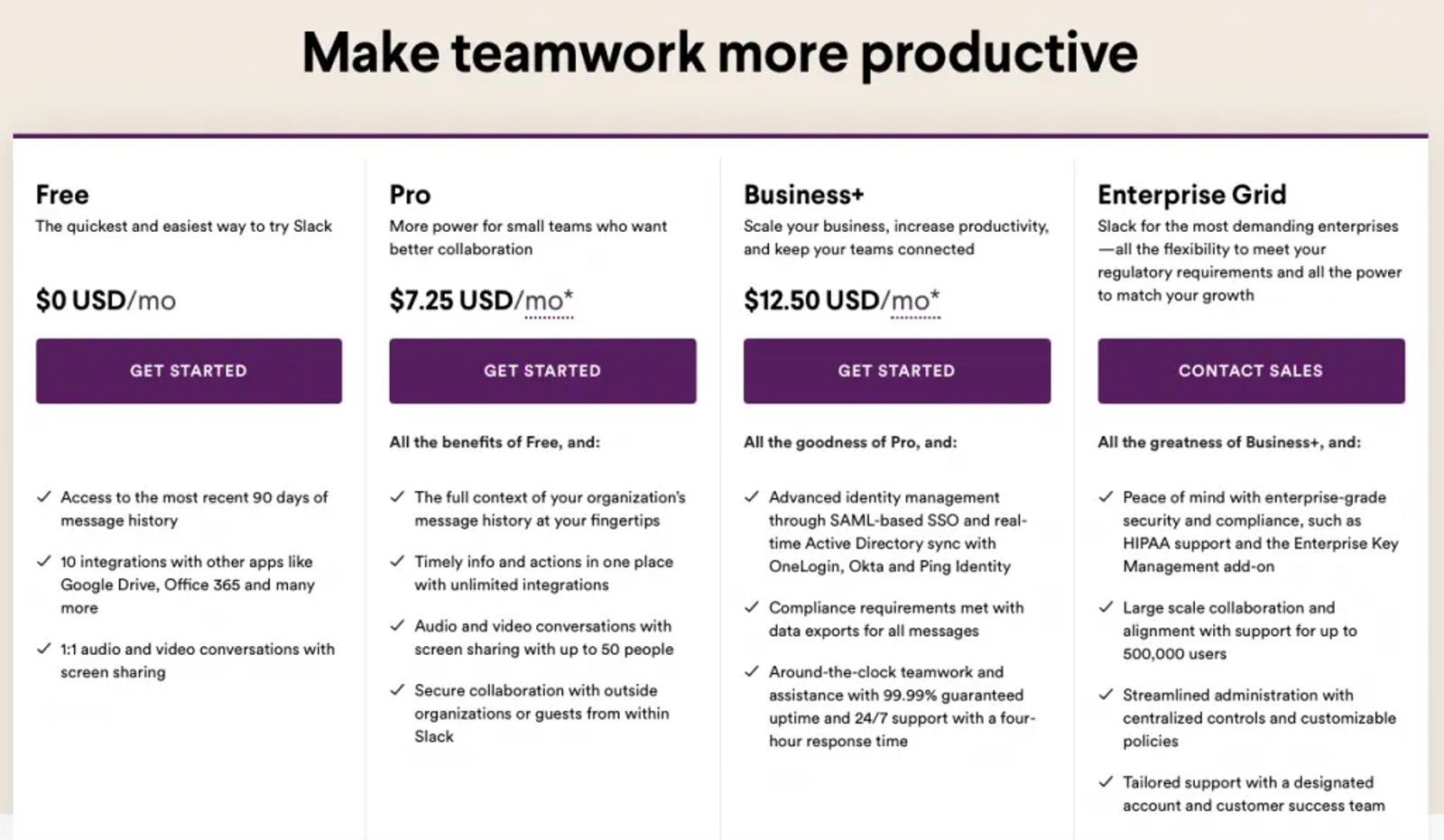 Slack workspace as a Facebook group alternative