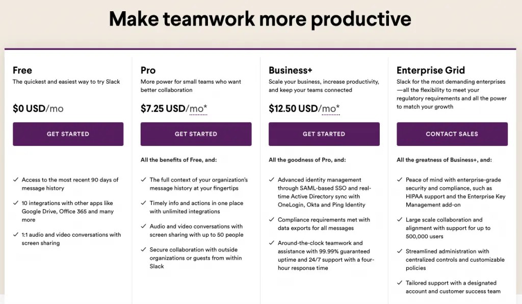 Slack workspace as a Facebook group alternative