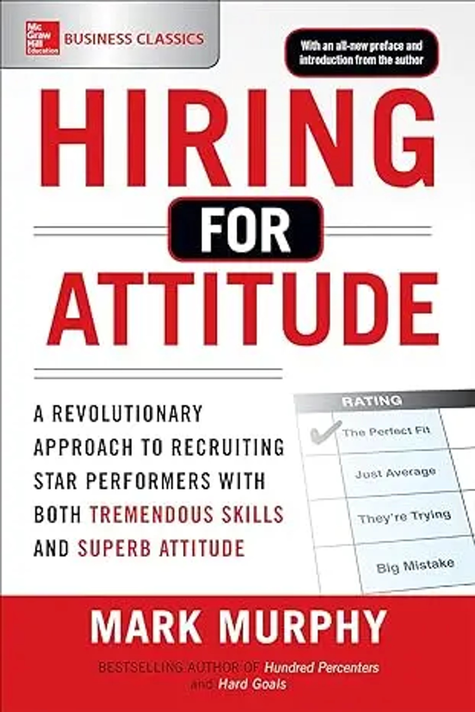 Hiring for Attitude by Mark Murphy book cover