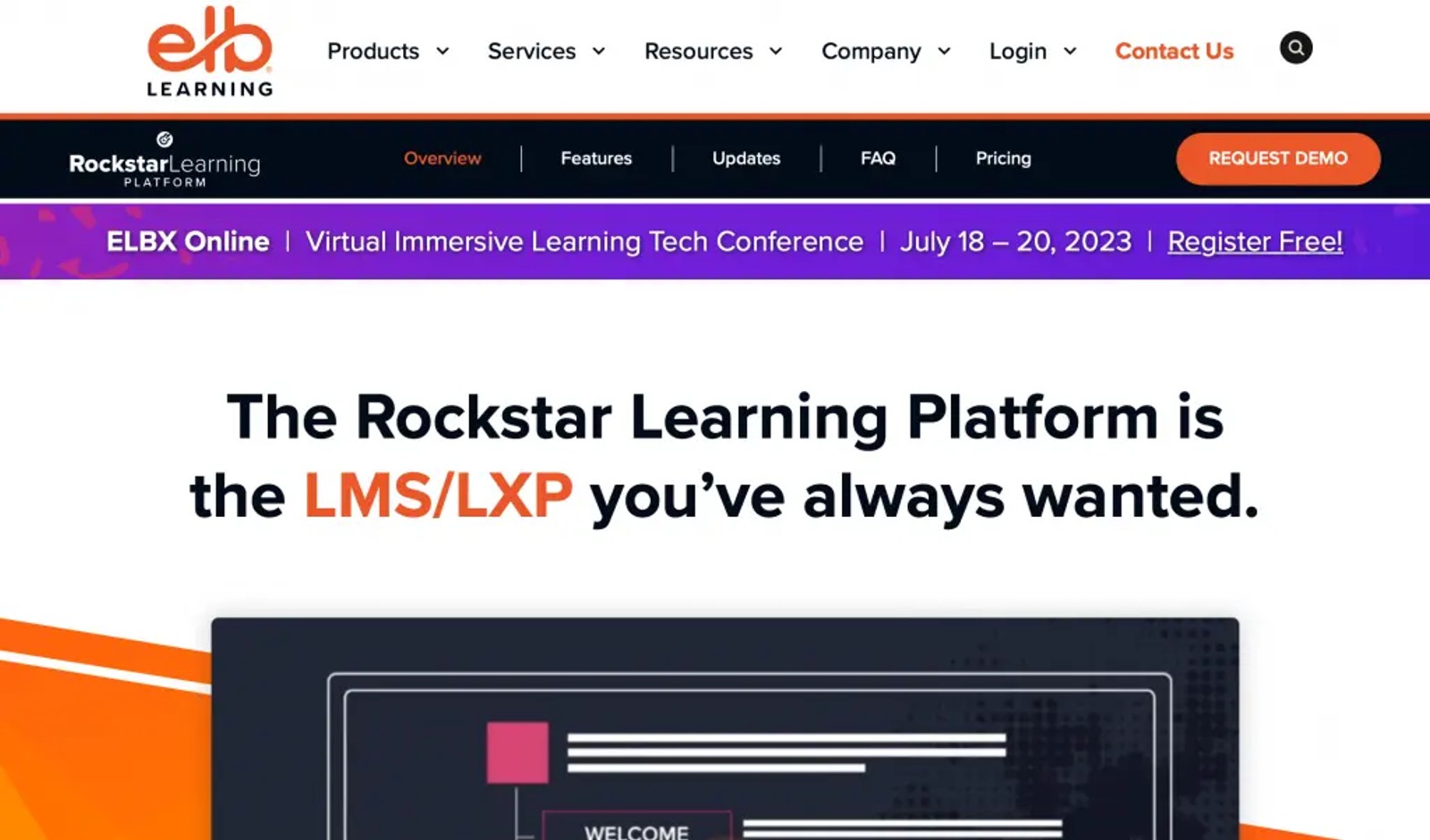 ELB Rockstar Learning Platform for peer learning experiences