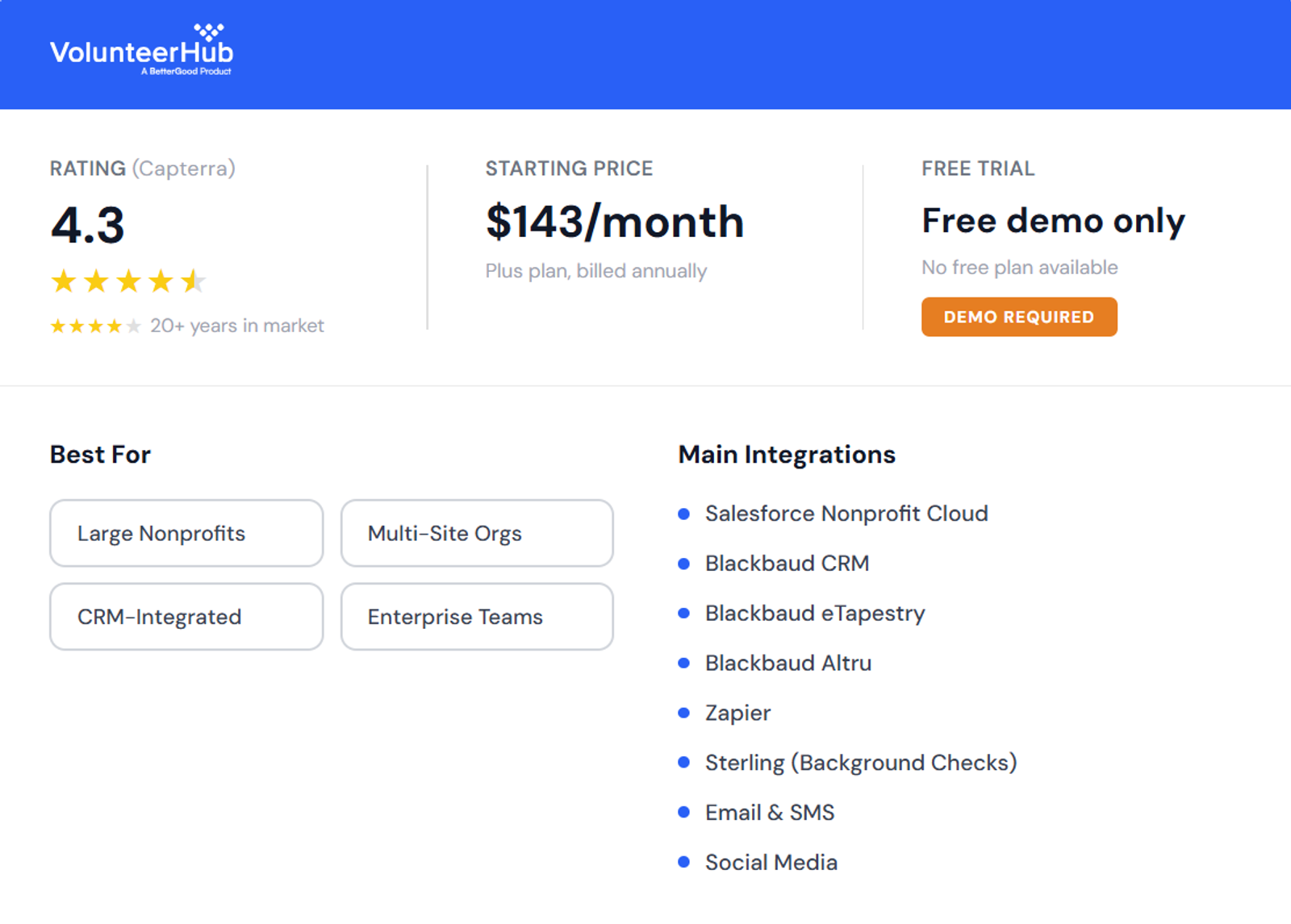 VolunteerHub