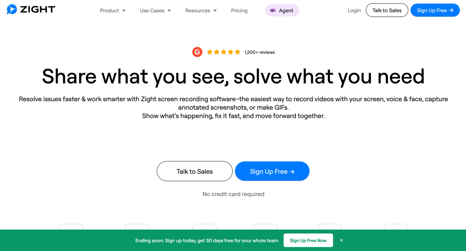 Zight homepage