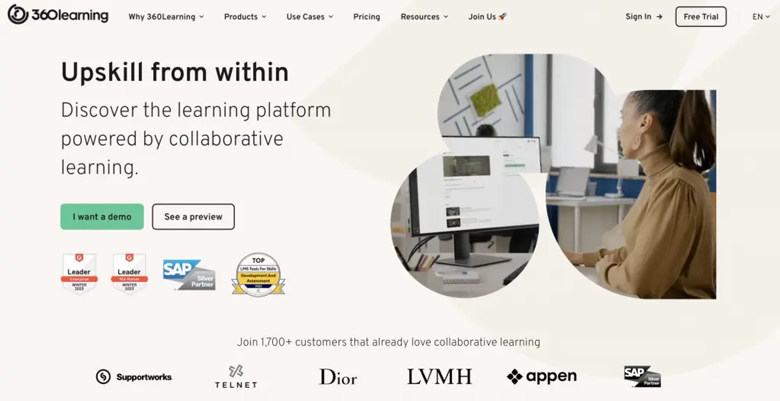 Five standout features highlighted from 360Learning reviews