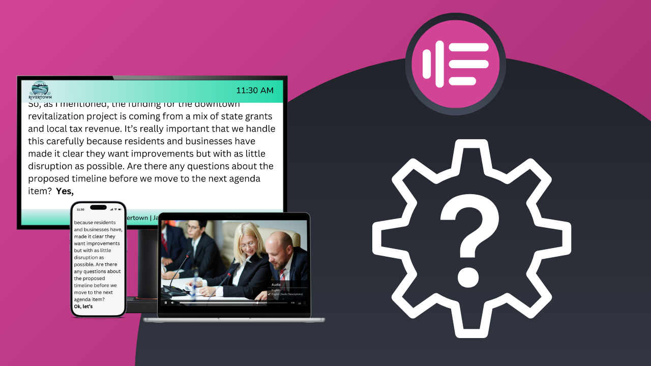 MediaScribe How To: In Room Captions