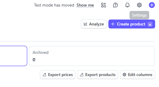 Stripe Create Product