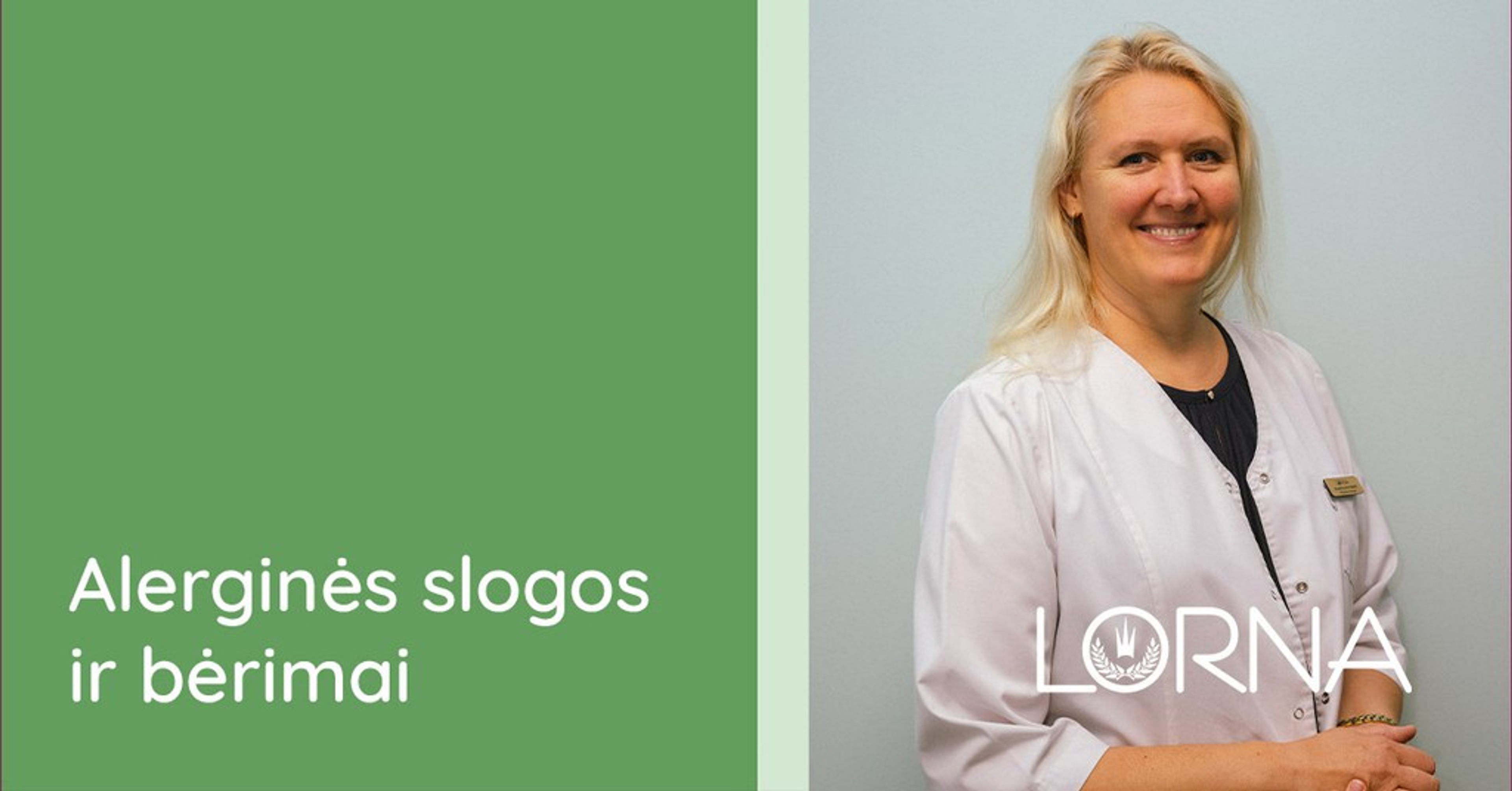 Alerginės slogos ir bėrimai