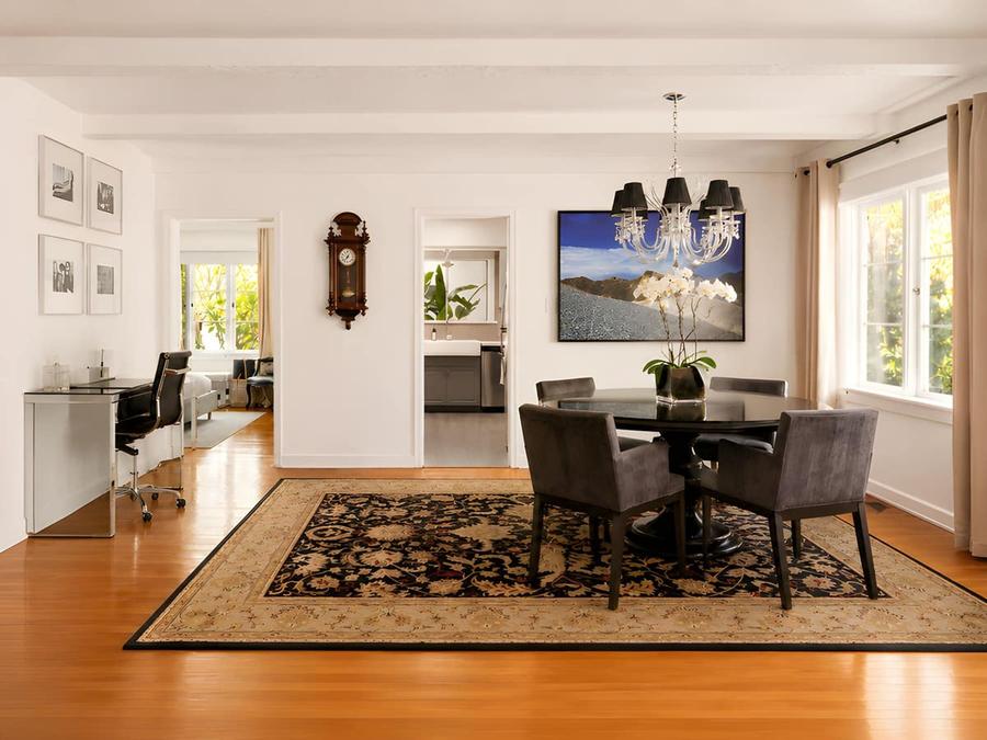 A set dining table at Gloria Palm Springs