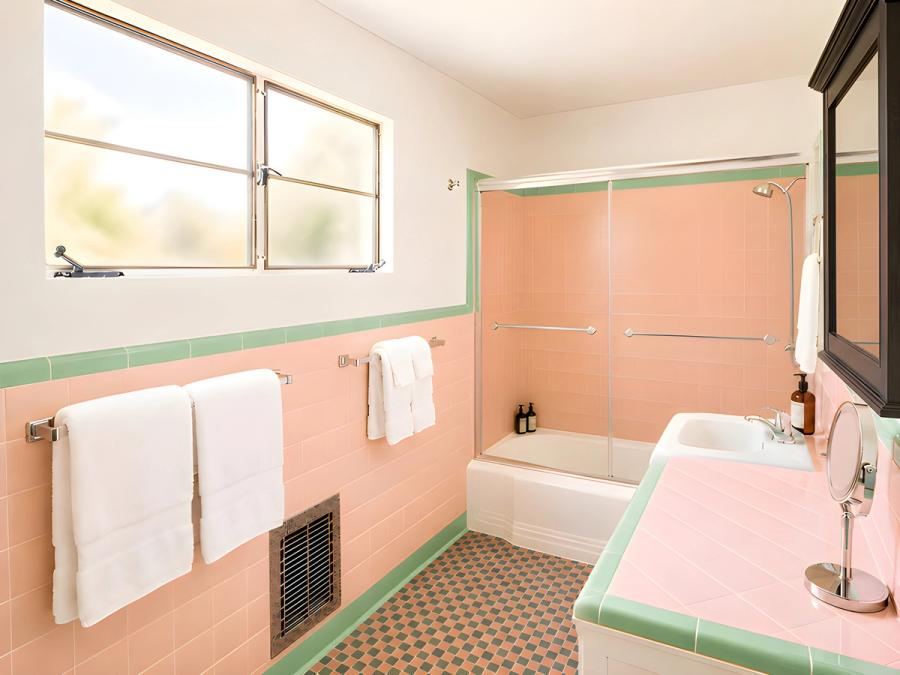 Sunset bathroom