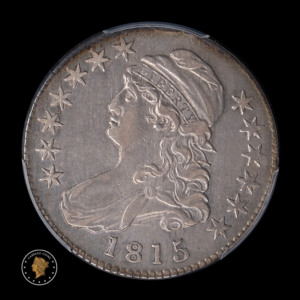 1815/2 50C Capped Bust Half Dollar PCGS XF40 obverse