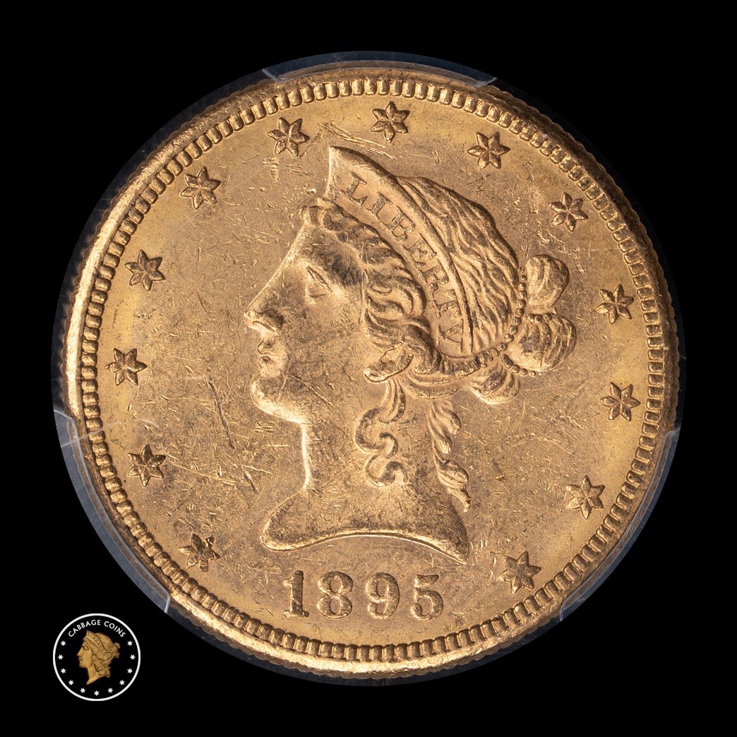 1895-O $10 Liberty Head Eagle PCGS MS62 obverse