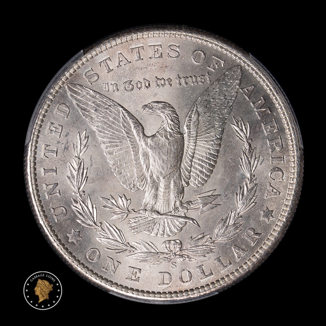 1904-S $1 Morgan Silver Dollar PCGS MS64 reverse