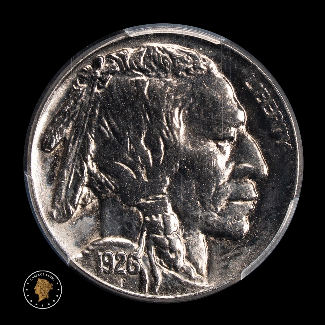 1926-S 5C Buffalo Nickel PCGS Genuine UNC Detail - Cleaned obverse