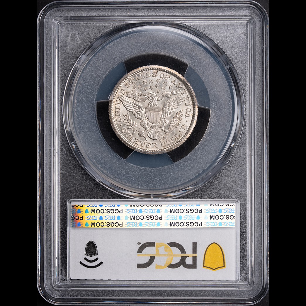 1894-O 25C Barber Quarter PCGS MS63 in holder, view 2