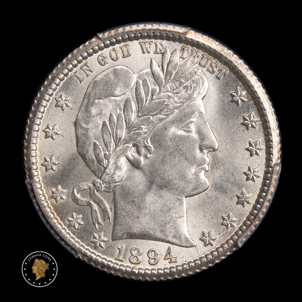1894-O 25C Barber Quarter PCGS MS63 obverse