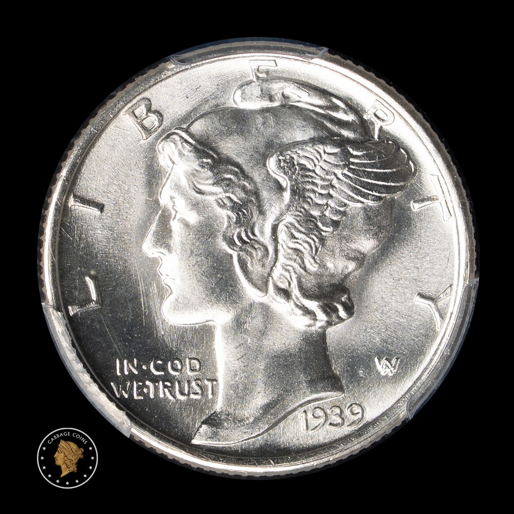 1939-S 10C Mercury Dime PCGS MS67FB Grand Cru obverse