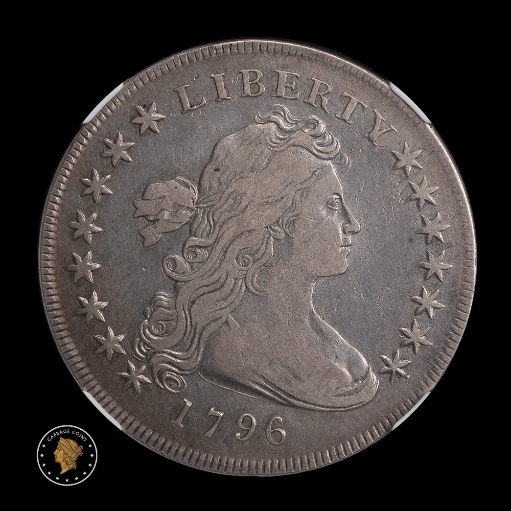 1796 $1 Draped Bust Dollar Small Date Large Letters NGC VF30 obverse