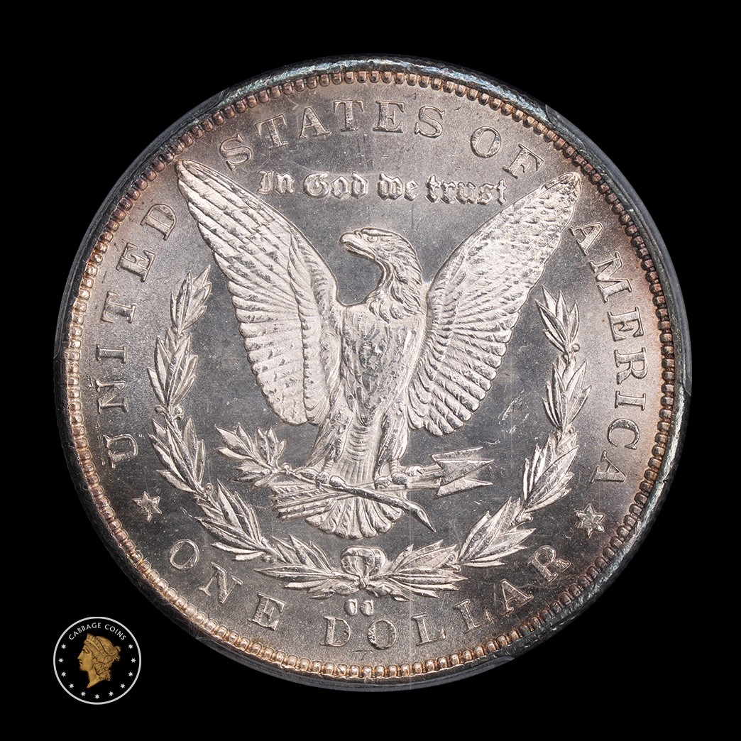 1892-CC $1 Morgan Silver Dollar PCGS MS64PL reverse