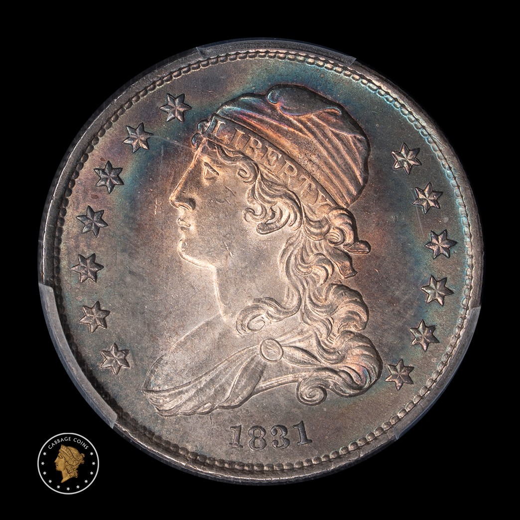1831 25C Capped Bust Quarter PCGS MS64+ Small Letters obverse