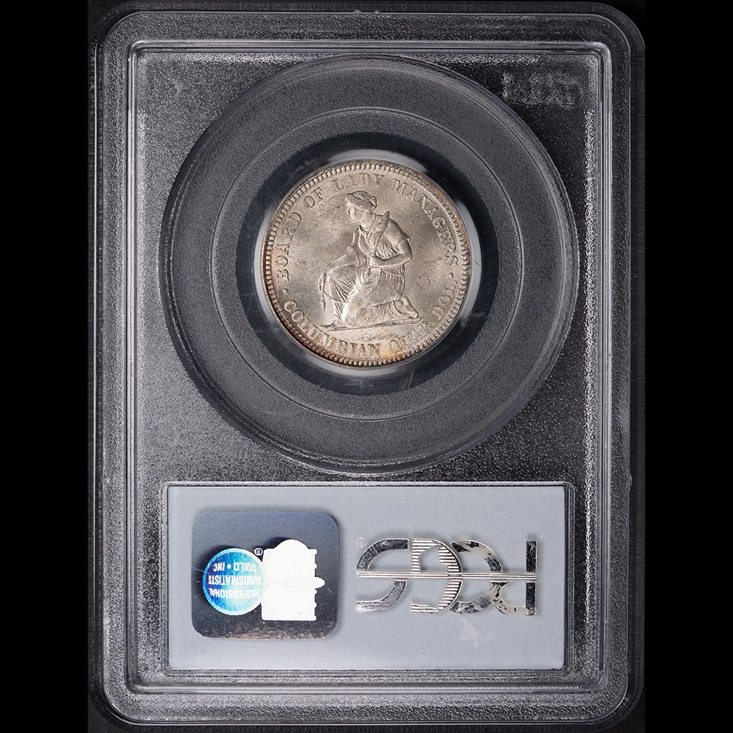 1893 25C Isabella Commemorative Quarter PCGS MS65 in holder, view 2