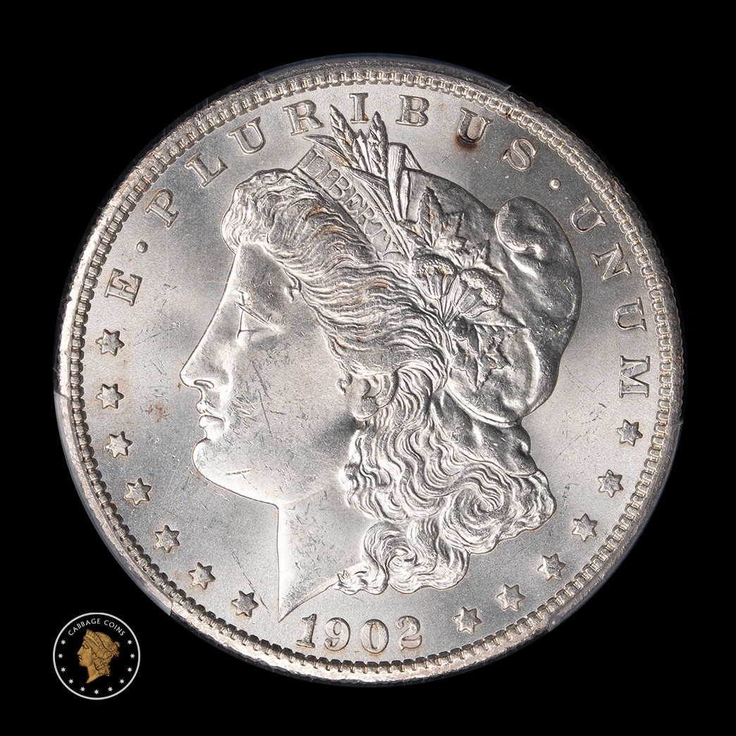1902-S $1 Morgan Silver Dollar PCGS MS64 obverse