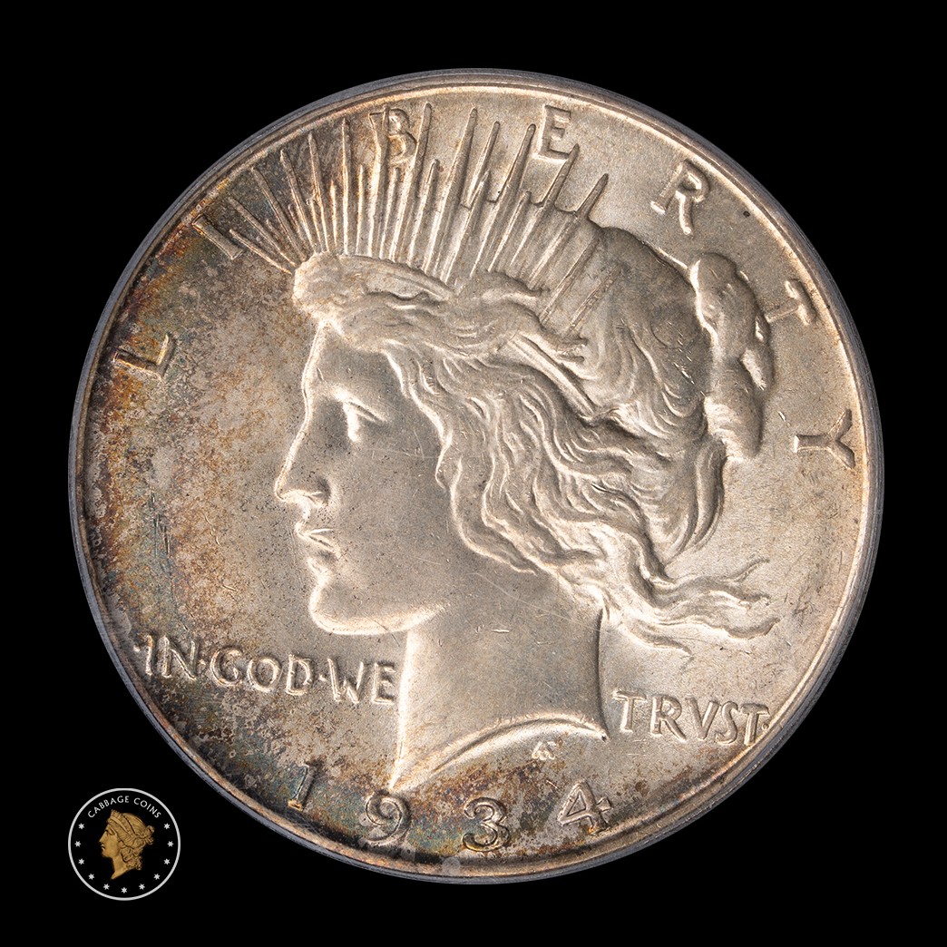 1934-D $1 Peace Silver Dollar PCGS MS64 obverse