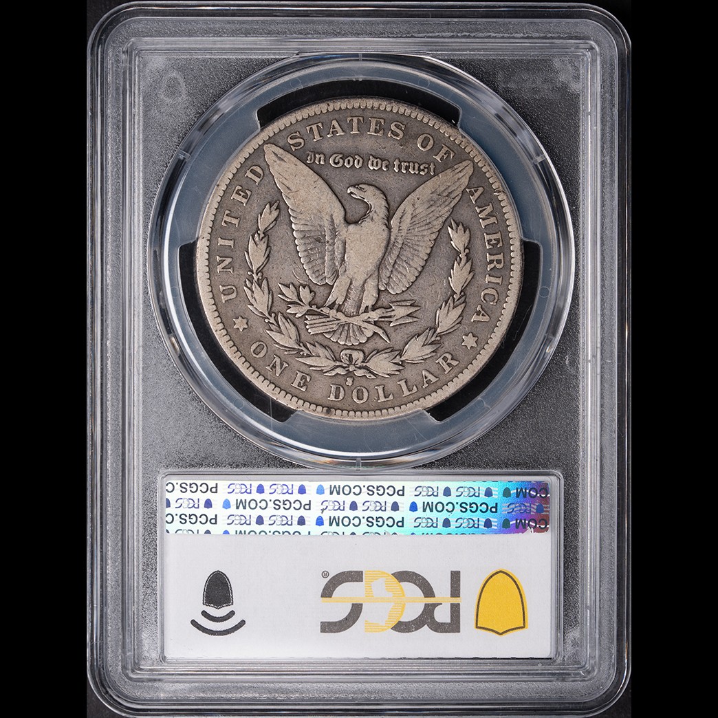 1893-S $1 Morgan Silver Dollar PCGS VG08 CAC reverse