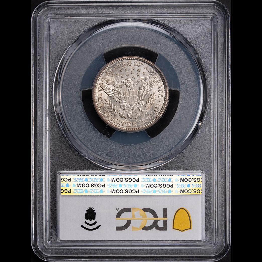 1898-O 25C Barber Quarter Dollar PCGS MS64 CAC in holder, view 2