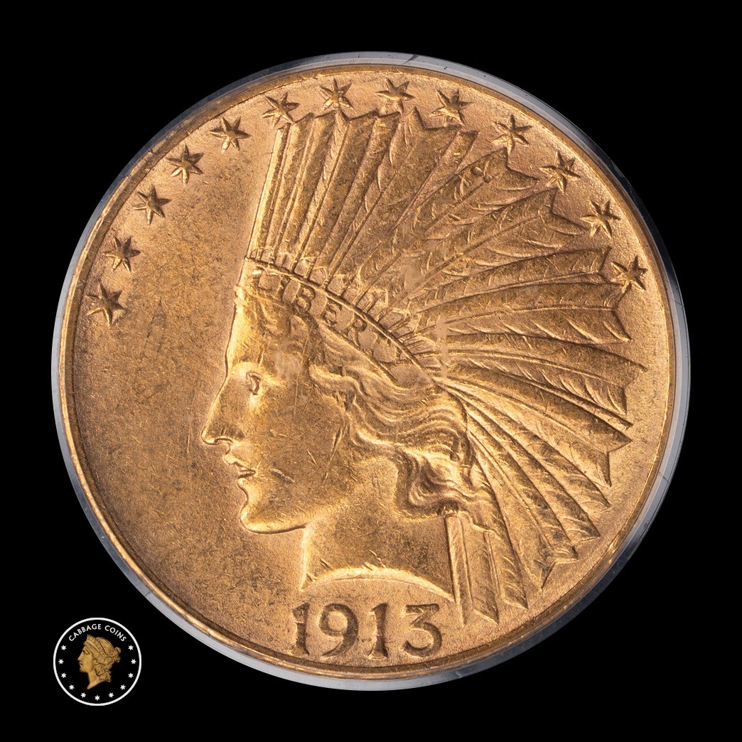 1913-S $10 Indian Head Eagle PCGS MS62 obverse