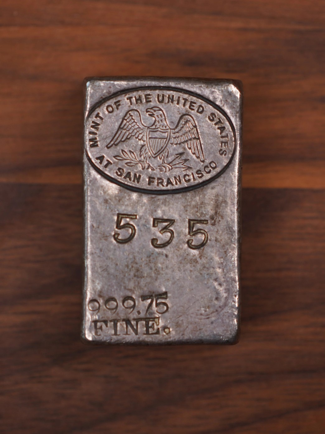 9.99 ozs Mint of the United States at San Francisco (Type 2) 999.75 Fine #535 obverse